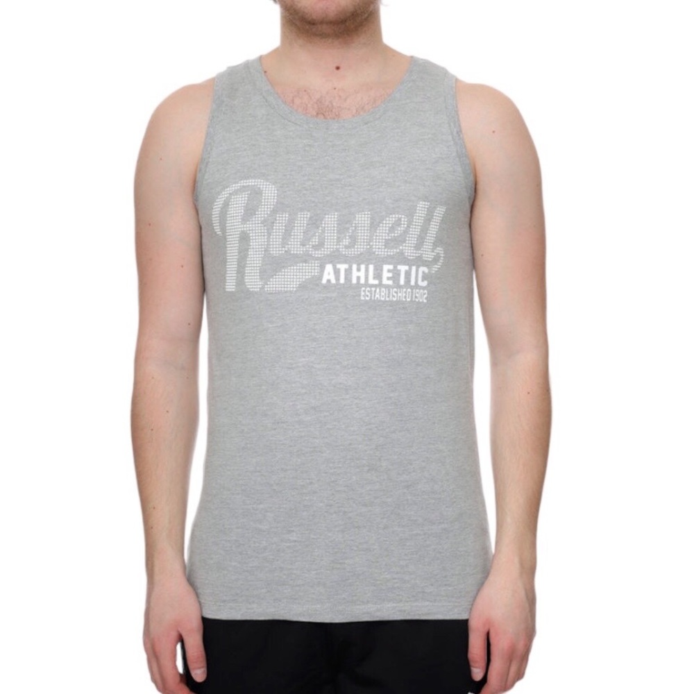 Russell Athletic Check Singlet Tank Top